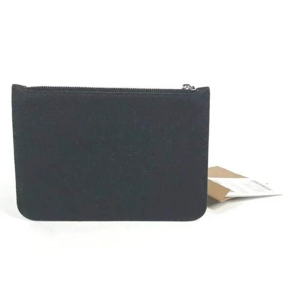 BURBERRY 8037549 Logo LOVE Makeup pouch coin purse Clutch bag Pouch Unused - Picture 3 of 14